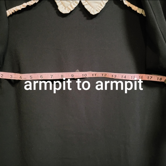 CeCe Black/White Dress Size 12 - Picture 12 of 13